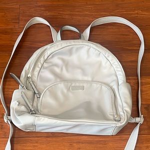 Kate Spade Dawn Large Backpack Grey Gray Nylon